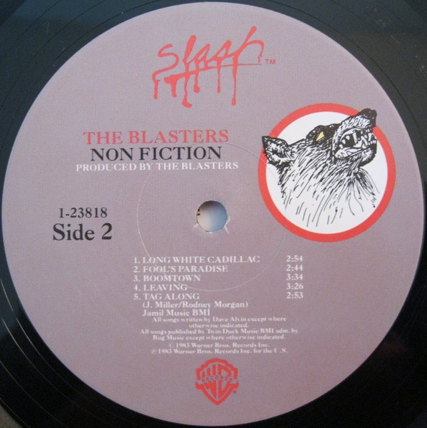 The Blasters - Non Fiction | Slash (9 23818-1) - 4 The Blasters - Non Fiction | Slash (9 23818-1) - 4