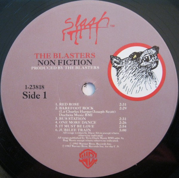 The Blasters - Non Fiction | Slash (9 23818-1) - 3 The Blasters - Non Fiction | Slash (9 23818-1) - 3