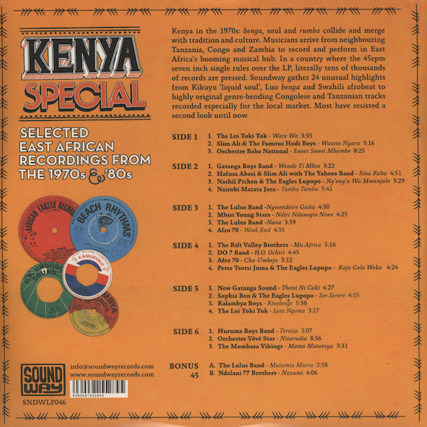 Various - Kenya Special (Selected East African Recordings From The 1970s & '80s) | Soundway (SNDWLP 046) - 4