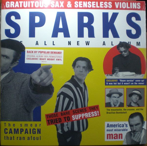 Sparks - Gratuitous Sax & Senseless Violins | BMG (BMGCAT410LP) - main