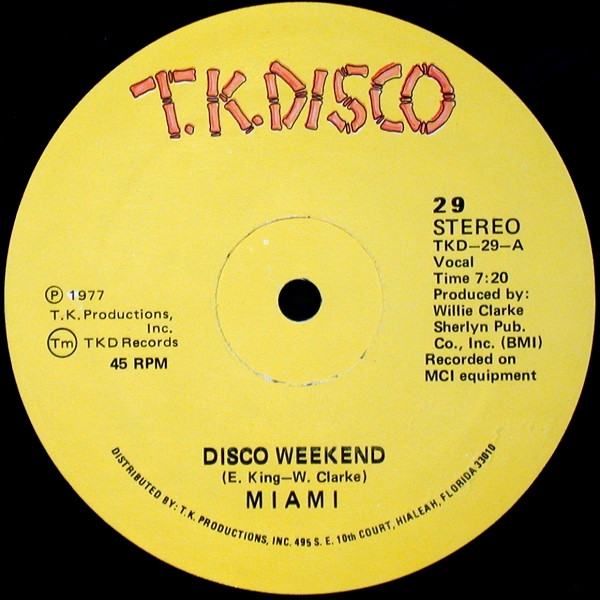 Miami - Disco Weekend / Come Dance With Me | T.K. Disco (29)