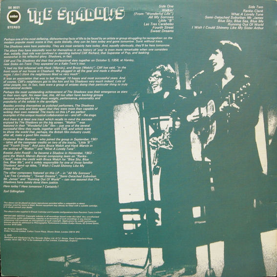 The Shadows - The Shadows | Ember Records (SE 8031) - 2 The Shadows - The Shadows | Ember Records (SE 8031) - 2