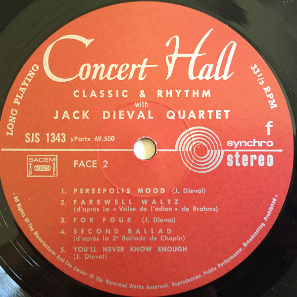 Jack Diéval - Classic & Rhythm For Dreaming | Concert Hall (SJS 1343) - 4 Jack Diéval - Classic & Rhythm For Dreaming | Concert Hall (SJS 1343) - 4