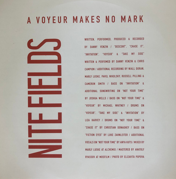 Nite Fields - A Voyeur Makes No Mark | Lost Race Records (LRR010) - 3
