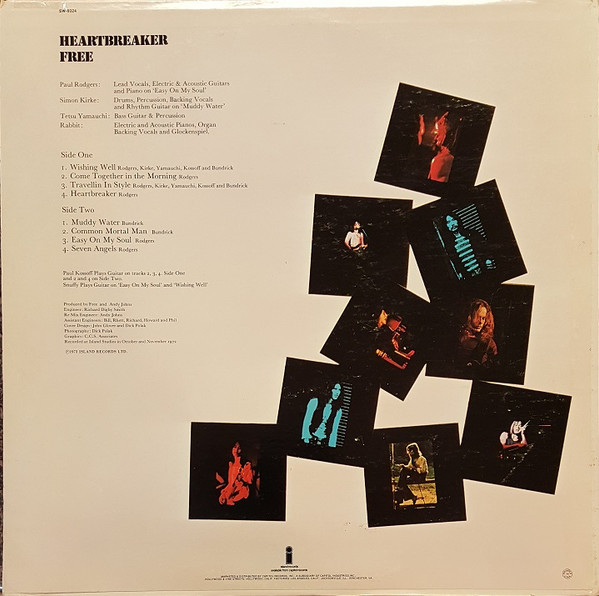 Free - Heartbreaker | Island Records (SW-9324) - 2 Free - Heartbreaker | Island Records (SW-9324) - 2