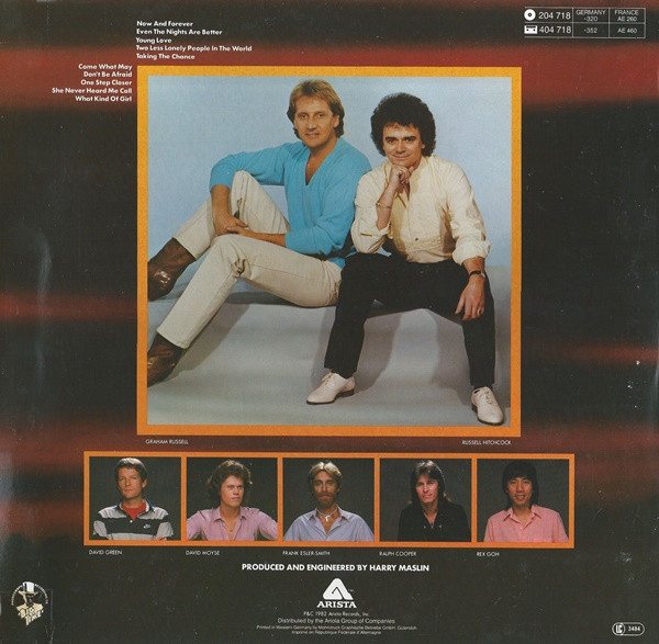 Air Supply - Now And Forever | Arista (204 718) - 2