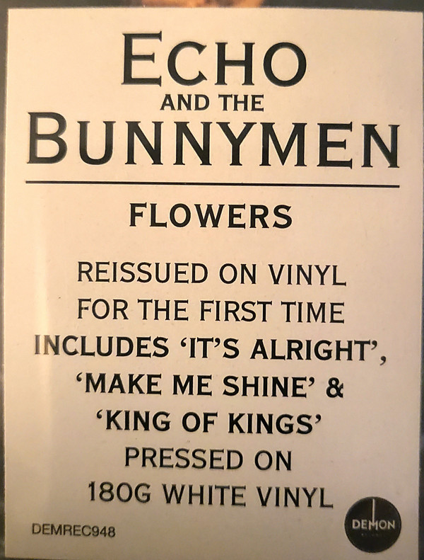 Echo & The Bunnymen - Flowers | Demon Records (DEMREC948) - main