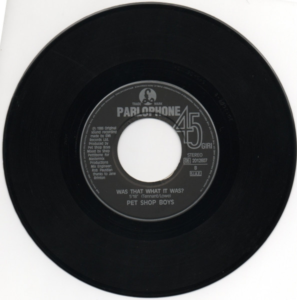 Pet Shop Boys - Opportunities (Let's Make Lots Of Money) | Parlophone (06 2012607) - 4