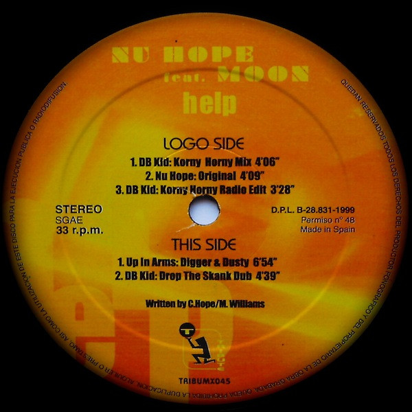 Nu Hope Feat. Moon Williams - Help | Tribute (TRIBUMX045) - 2