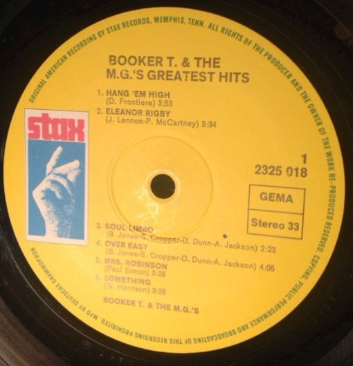 Booker T & The MG's - Greatest Hits | Stax (2325-018) - 2 Booker T & The MG's - Greatest Hits | Stax (2325-018) - 2