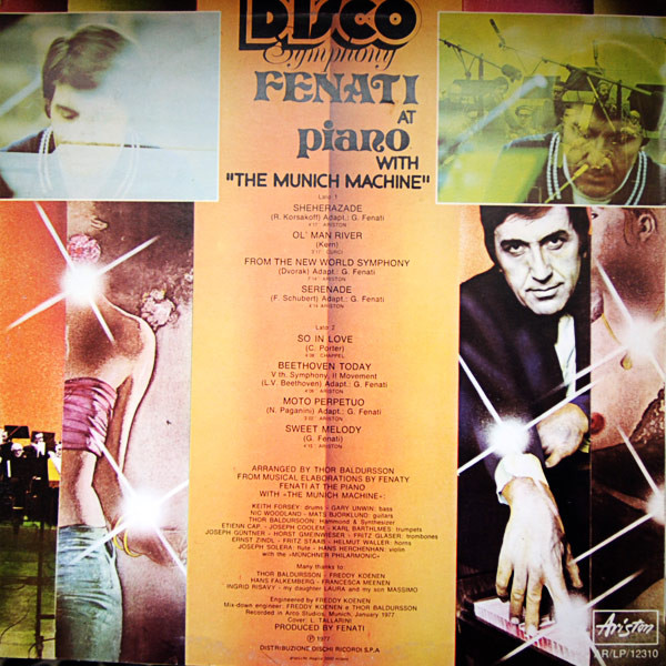 Giovanni Fenati At Piano With Munich Machine - Disco Symphony | Ariston (AR/LP/12310) - 2