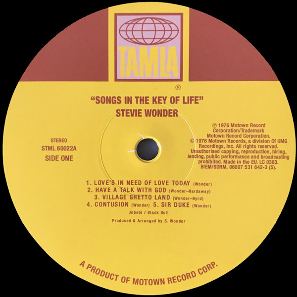 Stevie Wonder - Songs In The Key Of Life | Tamla (06007 531 642-2(8)) - 3 Stevie Wonder - Songs In The Key Of Life | Tamla (06007 531 642-2(8)) - 3