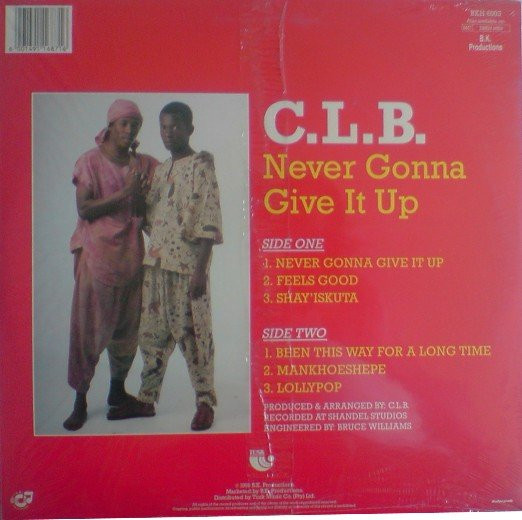 C.L.B. - Never Gonna Give It Up | Tusk Music (BKH 6003) - 2
