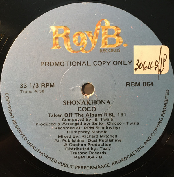 Coco - Shonakhona | Roy B. Records (RBM 064) - 4