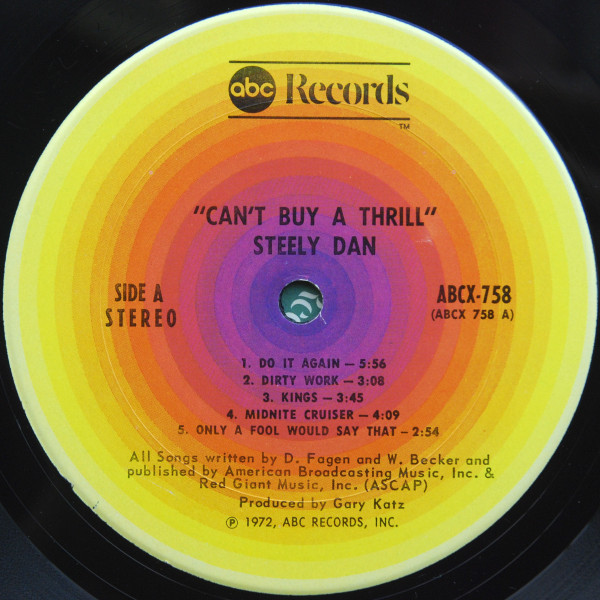 Steely Dan - Can't Buy A Thrill | ABC Records (ABCX 758) - 4 Steely Dan - Can't Buy A Thrill | ABC Records (ABCX 758) - 4