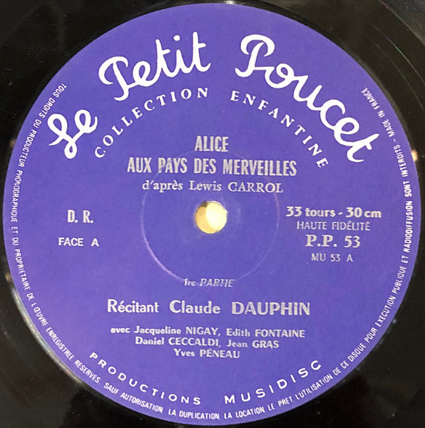 Claude Dauphin - Alice Au Pays Des Merveilles | Le Petit Poucet (30 PP 53) - 3 Claude Dauphin - Alice Au Pays Des Merveilles | Le Petit Poucet (30 PP 53) - 3