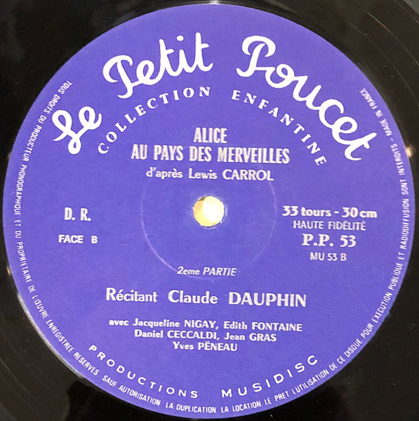 Claude Dauphin - Alice Au Pays Des Merveilles | Le Petit Poucet (30 PP 53) - 4 Claude Dauphin - Alice Au Pays Des Merveilles | Le Petit Poucet (30 PP 53) - 4