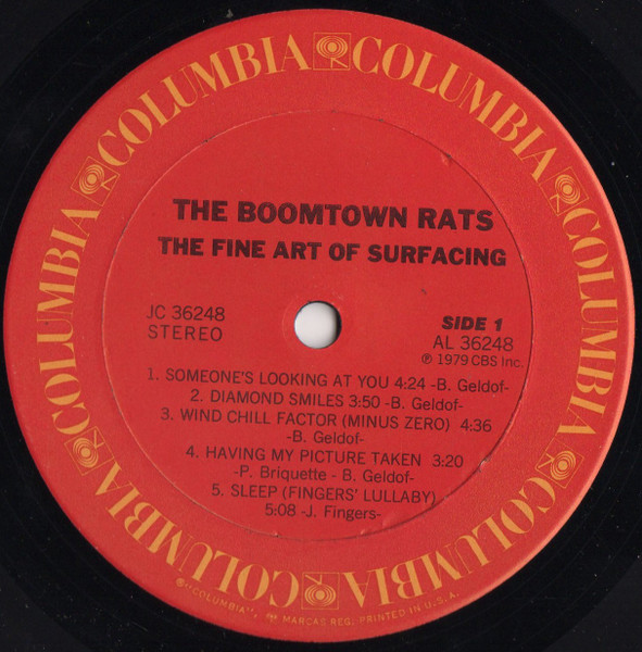 The Boomtown Rats - The Fine Art Of Surfacing | Columbia (JC 36248) - 3 The Boomtown Rats - The Fine Art Of Surfacing | Columbia (JC 36248) - 3