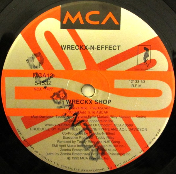 Wrecks-N-Effect - Wreckx Shop | MCA Records (MCA12-54532) - 4