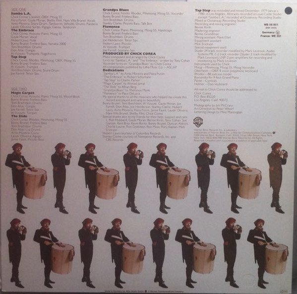 Chick Corea - Tap Step | Warner Bros. Records (WB 56 801) - 2 Chick Corea - Tap Step | Warner Bros. Records (WB 56 801) - 2