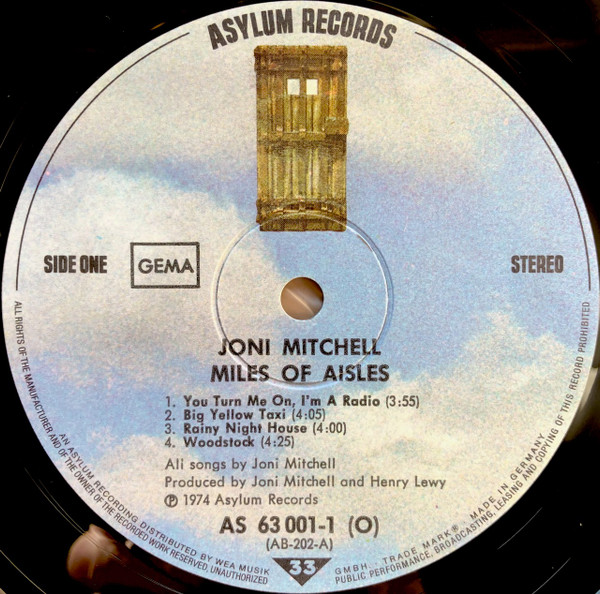 Joni Mitchell And The L.A. Express - Miles Of Aisles | Asylum Records (AS 63 001) - 3