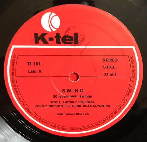 Larry Elgart And His Manhattan Swing Orchestra - Swing 90 "Evergreen" Swings Non Stop | K-Tel (TI 181) - 3