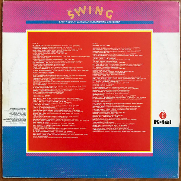 Larry Elgart And His Manhattan Swing Orchestra - Swing 90 "Evergreen" Swings Non Stop | K-Tel (TI 181) - 2