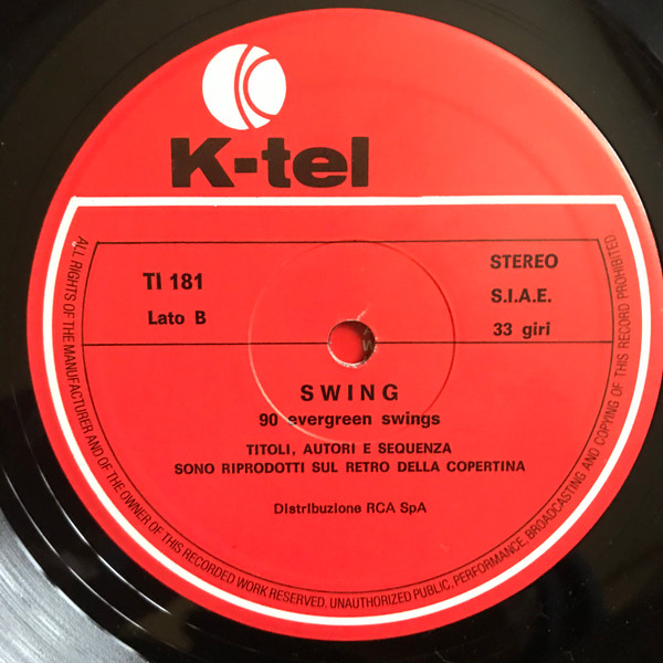 Larry Elgart And His Manhattan Swing Orchestra - Swing 90 "Evergreen" Swings Non Stop | K-Tel (TI 181) - 4
