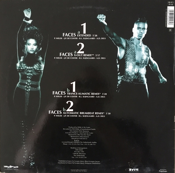 2 Unlimited - Faces | Scorpio Music (190 457-1) - 2 2 Unlimited - Faces | Scorpio Music (190 457-1) - 2