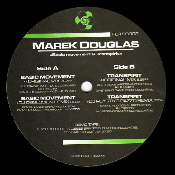 Marek Douglas - Basic Movement & Transpirit | Flash Records (FLR 98002) - main