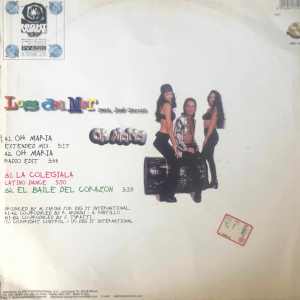 Los Del Mar Feat. Josè Garcia - Oh Maria | Dig It International (DMX 10417)