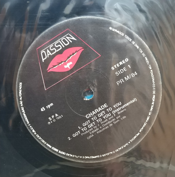 Charade Featuring Jessica - Got To Get To You | Passion (PR M/84) - 3
