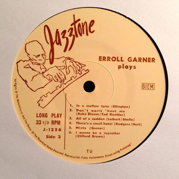 Erroll Garner - Erroll Garner Plays | Jazztone (J-1256) - 3
