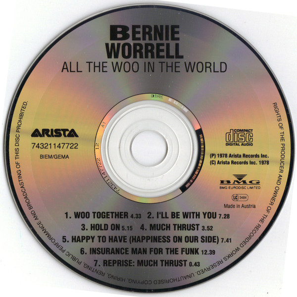 Bernie Worrell - All The Woo In The World | Arista (74321147722) - 4