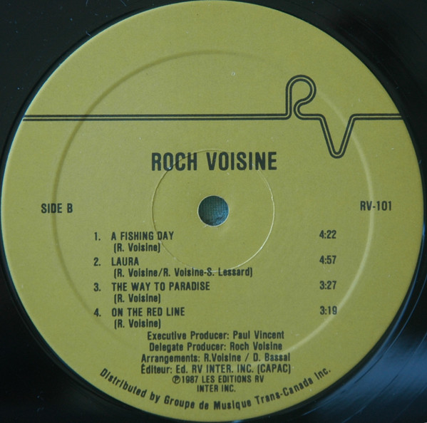 Roch Voisine - Roch Voisine [Vinyl] | R.V. International (RV-101) - 4