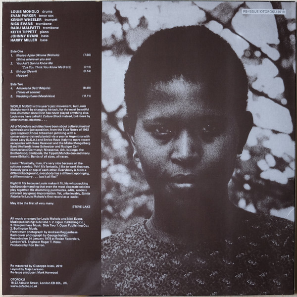 Louis Moholo Octet - Spirits Rejoice! | Otoroku (ROKU(RE)004) - 2