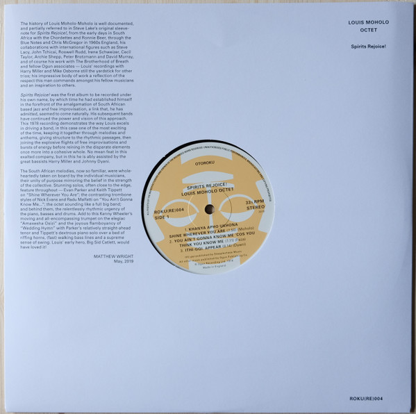 Louis Moholo Octet - Spirits Rejoice! | Otoroku (ROKU(RE)004) - 3
