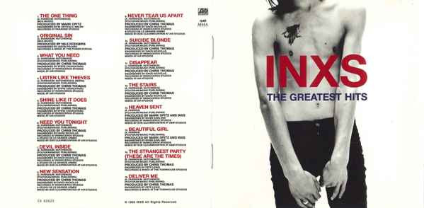 INXS - The Greatest Hits [CD] | Atlantic (CD 82622) - 3