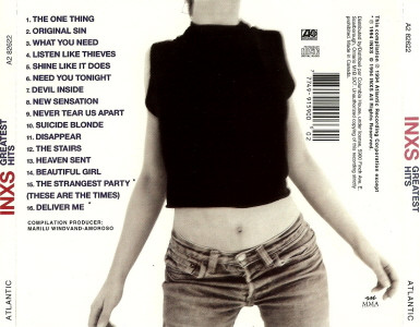 INXS - The Greatest Hits [CD] | Atlantic (CD 82622) - 2
