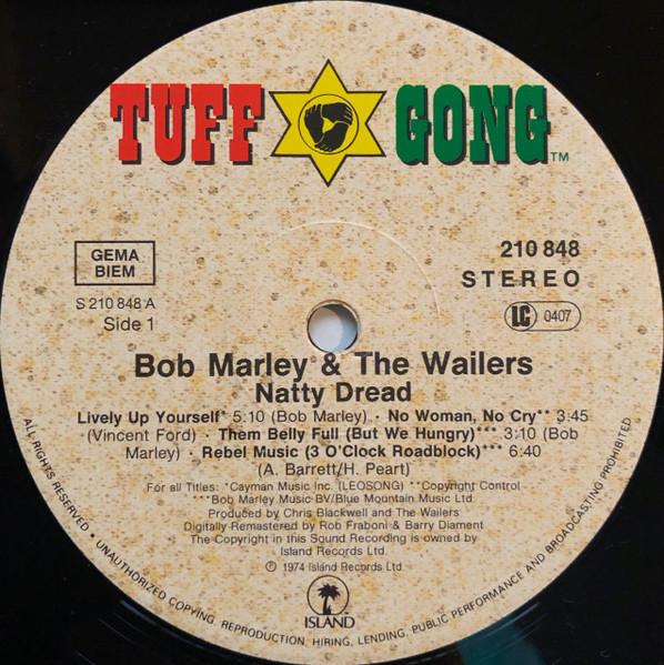 Bob Marley & The Wailers - Natty Dread | Island Records (210 848) - 4