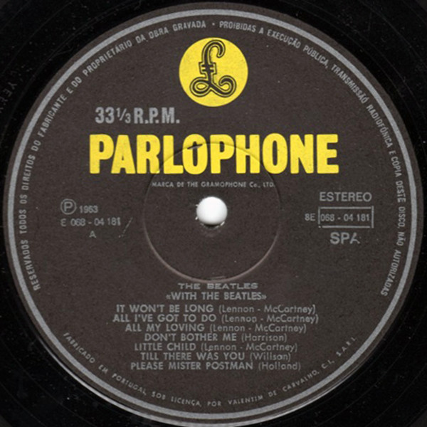 The Beatles - With The Beatles | Parlophone (11c 074 04181) - 3