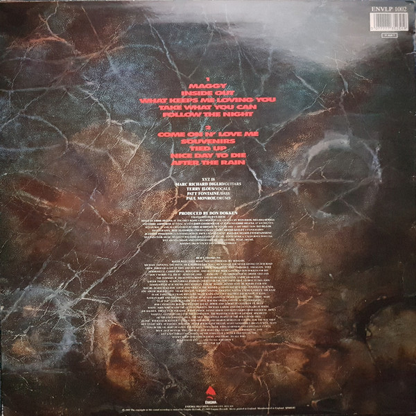 XYZ - Xyz | Enigma (ENVLP 1002) - 2 XYZ - Xyz | Enigma (ENVLP 1002) - 2