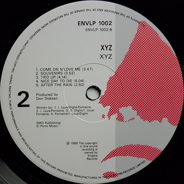 XYZ - Xyz | Enigma (ENVLP 1002) - 4 XYZ - Xyz | Enigma (ENVLP 1002) - 4