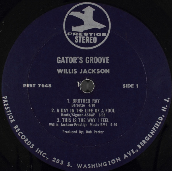 Willis Jackson - Gator's Groove [Vinyl] | Prestige (PRST 7648) - 3