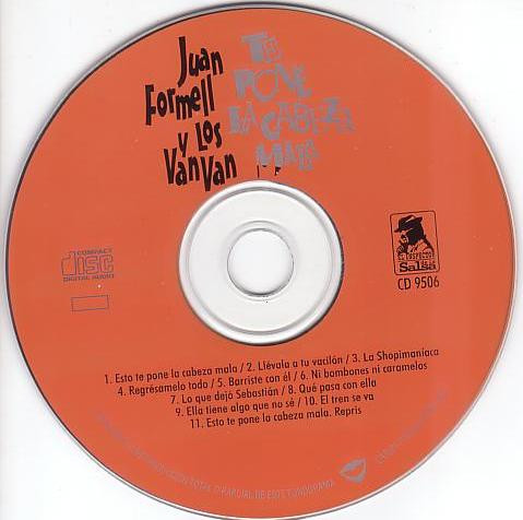 Juan Formell Y Los Van Van - Te Pone La Cabeza Mala | El Inspector De La Salsa (CD-9506) - 2 Juan Formell Y Los Van Van - Te Pone La Cabeza Mala | El Inspector De La Salsa (CD-9506) - 2