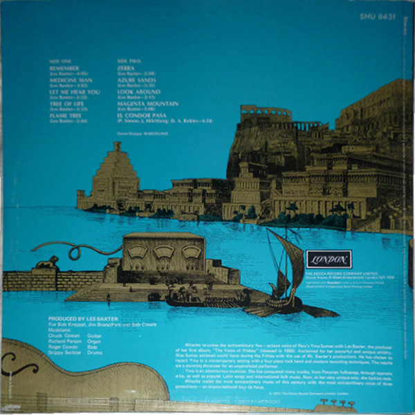 Yma Sumac - Miracles | London Records (SHU 8431) - 2 Yma Sumac - Miracles | London Records (SHU 8431) - 2