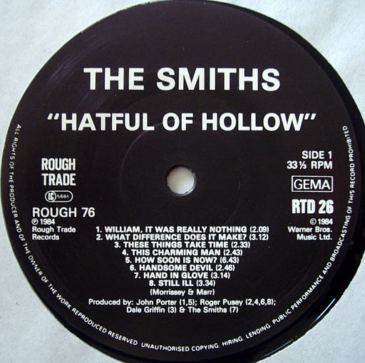 The Smiths - Hatful Of Hollow | Rough Trade (RTD 26) - 3