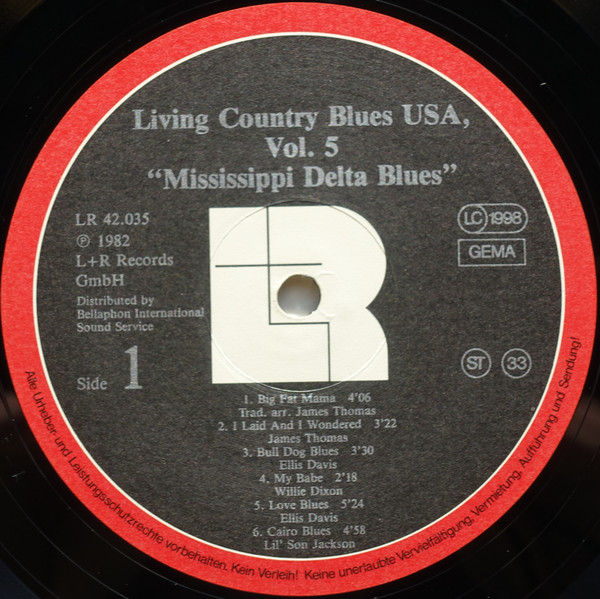 Various - Mississippi Delta Blues | L+R Records (LR 42.035) - 2 Various - Mississippi Delta Blues | L+R Records (LR 42.035) - 2