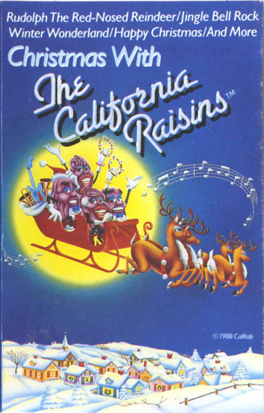 The California Raisins - Christmas With The California Raisins | Priority Records (CS-9508) - main The California Raisins - Christmas With The California Raisins | Priority Records (CS-9508) - main
