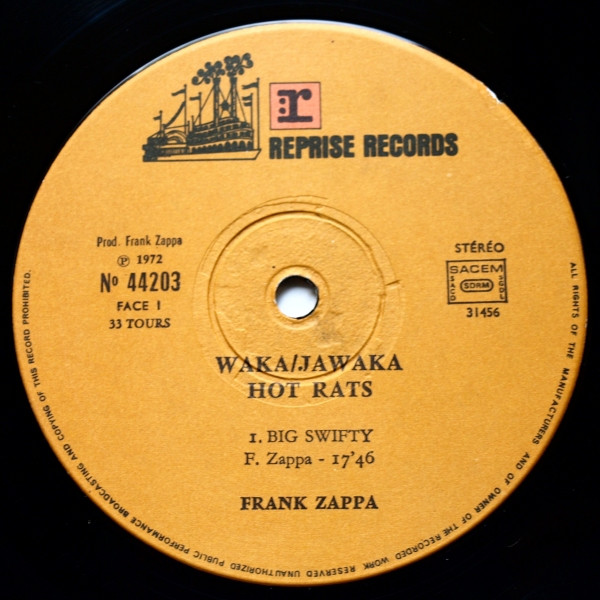 Frank Zappa - Waka/Jawaka - Hot Rats | Reprise Records (44 203) - main Frank Zappa - Waka/Jawaka - Hot Rats | Reprise Records (44 203) - main